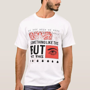 T-shirt Vecteur stock Quelque chose comme ceci, mais pas c