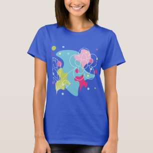T-shirt Vecteur vectoriel tendance motif d'une fleur d'été