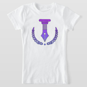 T-Shirt Vecteur Violet & Noir