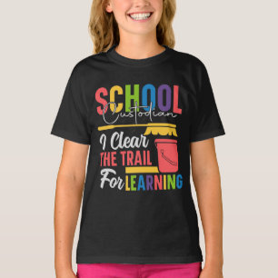 T-shirt Vecteurs de concierge d'école humoristique, citati