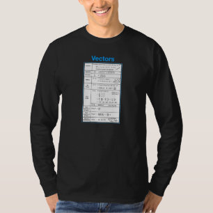 T-shirt Vecteurs de mathématiques pédagogiques (V2)
