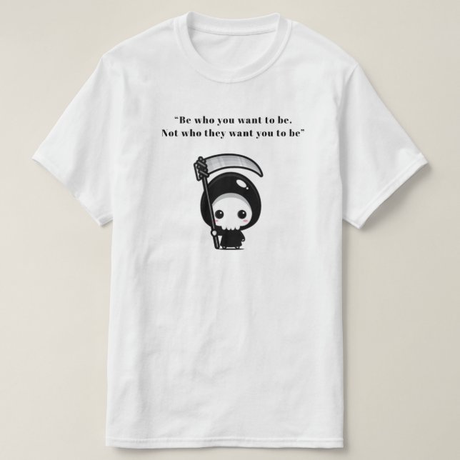 T-shirt vectoriel à retaper avec citation (Design devant)