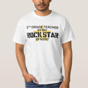 T-shirt Vedette du rock par nuit - 5ème catégorie