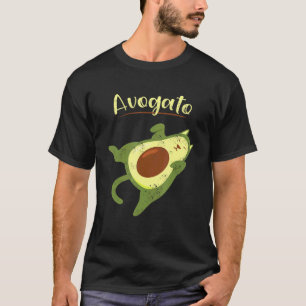 T-shirt Vega Food Avogato Domestique Chat Kitty Animal pou