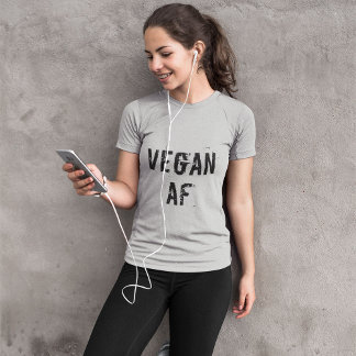 T-shirt Vegan AF drôle