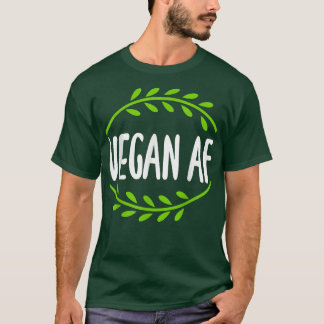 T-shirt Vegan Af Sweet Funny Graphic Design pour Vegetaria