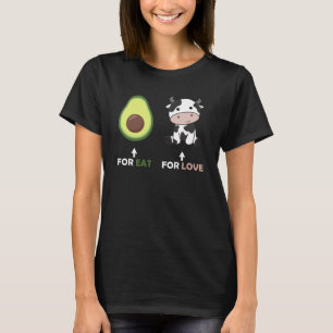 T-shirt Vegan Amoureux des animaux Vegan Avocado Alimentat