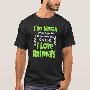 T-shirt Vegan Animaux Végétarien Animal  Végétalisme