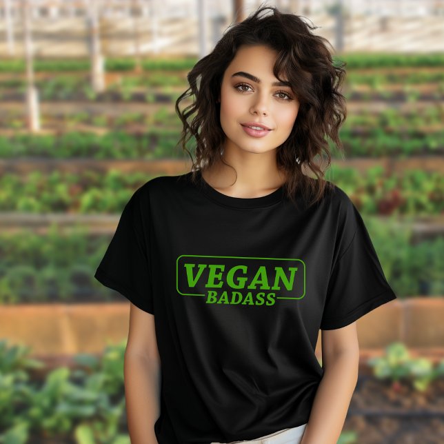 T-shirt Vegan Badass, activisme (Créateur téléchargé)