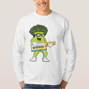 T-shirt Vegan Broccoli at Music with Guitar