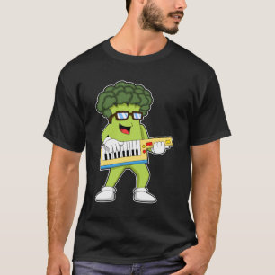 T-shirt Vegan Broccoli at Music with Guitar