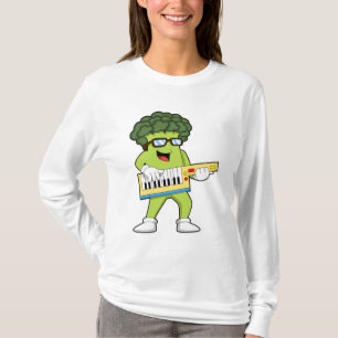 T-shirt Vegan Broccoli at Music with Guitar