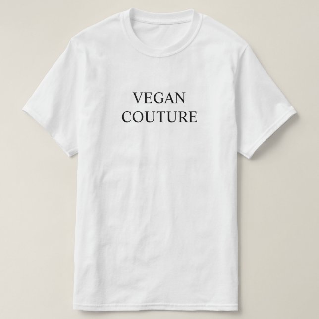 T-shirt Vegan Couture (Design devant)