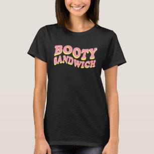 T-shirt Vegan Lite Comedy Single Booty Sandwich par Devin