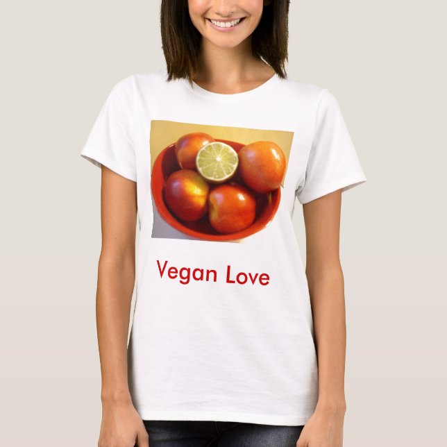 T-shirt Vegan Love (Devant)