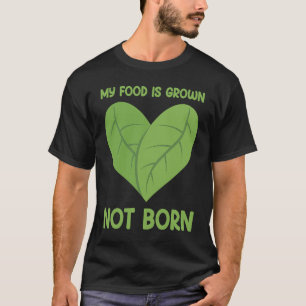 T-shirt Vegan Ma nourriture n'est pas née 2