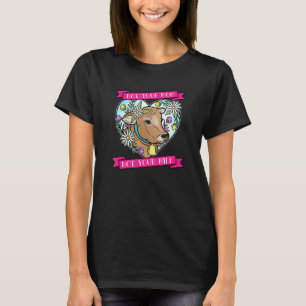 T-shirt Vegan Pas ta mère, pas ton lait Wfpb Éthique Lai
