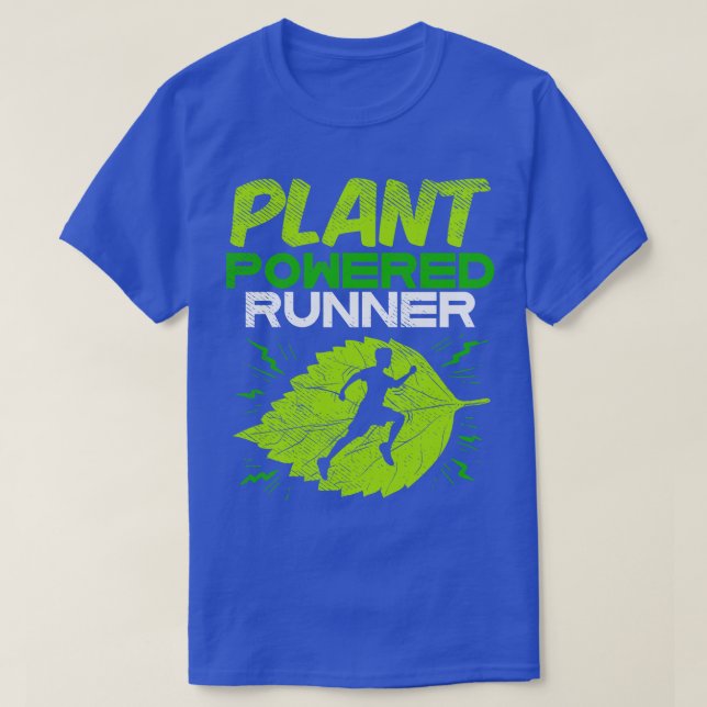 T-shirt Vegan Plante Powered Runner 2 (Design devant)