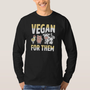T-shirt Vegan Pour Eux Élevage Éthique Animaux Poulet Coch