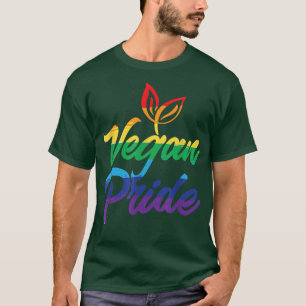 T-shirt Vegan Pride Gay Lesbian Drapeau LGBT végétarien