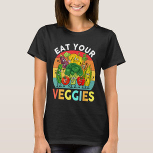 T-shirt Vegan Shirt Kids Toddler Garçons Mangez Votre Veg