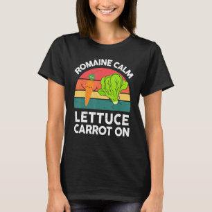 T-shirt Vegan-Shirt Romaine Lait Calme Carotte Sur G Amusa
