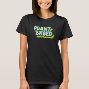 T-shirt Vegan Vegetarian Food Vegetarian Vegas Plante Basé