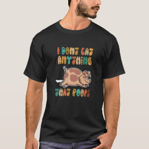 T-shirt Vegan végétarien Je ne mange rien qui gâche