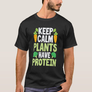 T-shirt Vegan Végétarien Les Plantes Ont Des Protéines Ali