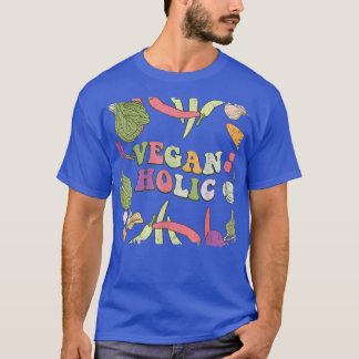 T-shirt Veganholic Monde Végétarien Journée Légume Lover V