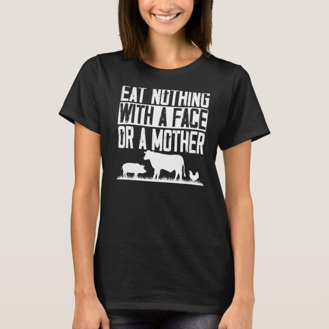 T-shirt Veganism Plant Eating Vegetarian Vegan (Devant)