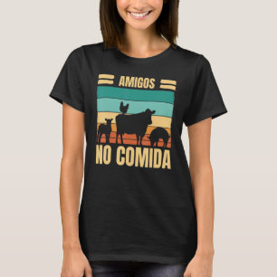 T-shirt Végano Amis Pas Nourriture Végane