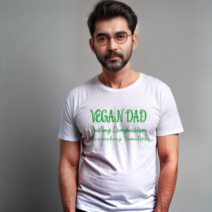 T-shirt VeganPapa : Amour de famille compatissant
