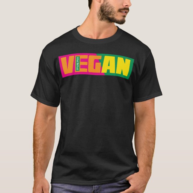 T-shirt VeganSquared family (Devant)