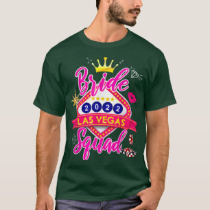 T-shirt Vegas Bride Squad 2022, Marié à Vegas Bachelore