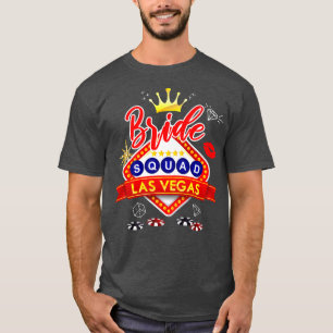 T-shirt Vegas Bride Squad 2022, Marié à Vegas Bachelore