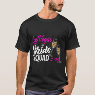 T-shirt Vegas Bride Squad 2026 Married in Vegas