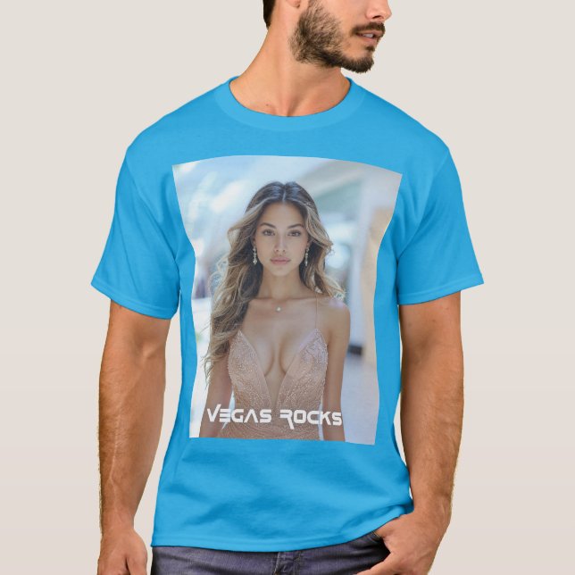 T-SHIRT VEGAS ROCKS (Devant)