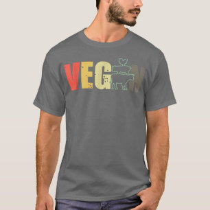 T-shirt Végétal Amoureux des animaux Végétarien Foodie Pou