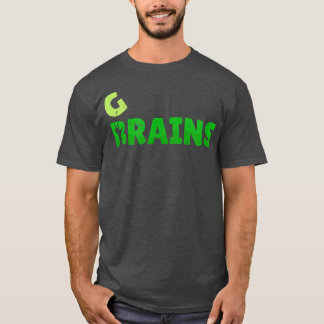 T-shirt Végétal Cerveau et céréales Légumes amour Végétari