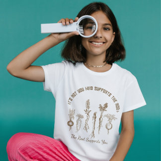 T-shirt Végétal racine vintage