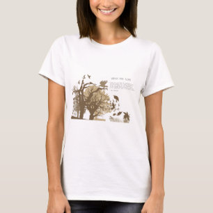 T-shirt Végétalien - citation de Tolstoy