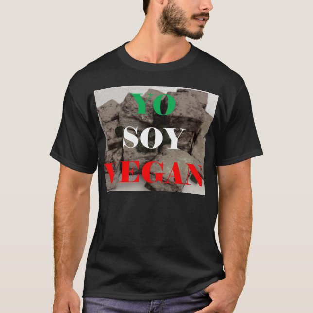 T-shirt Végétalien de soja de Yo (Devant)