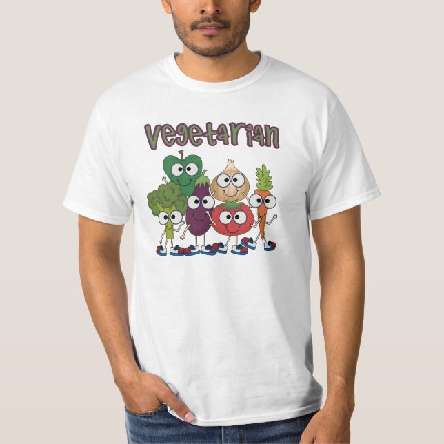 T-shirt Végétarien (Devant)