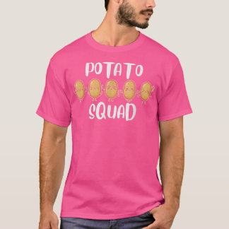 T-shirt Végétarien amusant Kawaii Potato Squad
