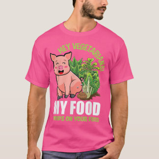 T-shirt Végétarien amusant Veggie Plante à base de Vegan M
