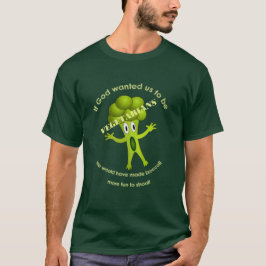 T-shirt végétarien drôle de citation
