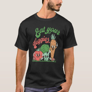 T-shirt Végétarien drôle Hommes Femmes Cool Végétalien Vég