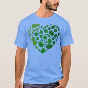 T-shirt végétarien - Légumes alimentaires sains