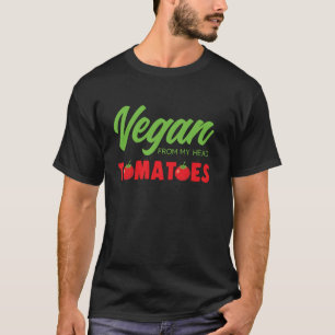 T-shirt Végétarien Tomates Nourriture Biologique Herbivore